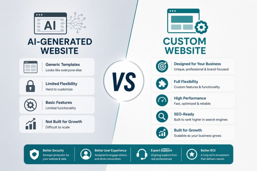 Why a Custom Website Is Better Than an AI-Generated Website