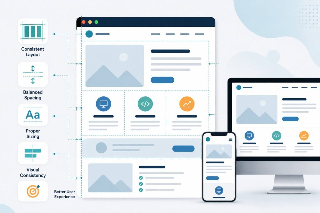 Why Consistent Layout, Spacing, and Sizing Matter in Website Design?